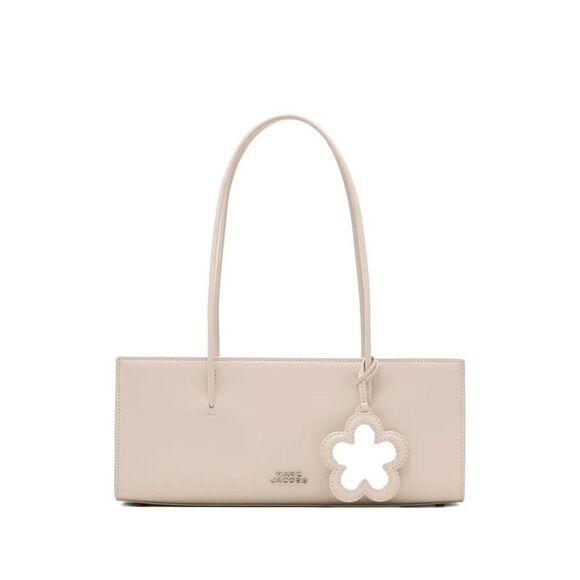 MARC JACOBS The Shoulder Bag with Flower Charm Women COTTONWHITE Shoulder Bags - Picture 1 of 5